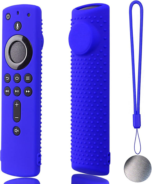 Fir Stick Remote Cover F Stick TV Firesticksticktv Remote Control Silicone Cover TV Remote Cover 4K Remote Cover Magnetic Silicone Remote Control Case (Blue)