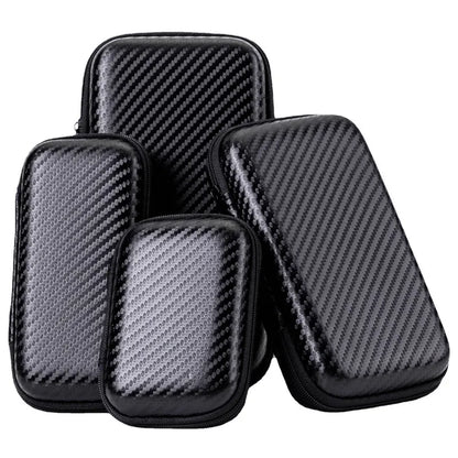 1/2Pcs Portable Eva Storage Bag Zipper Pouch Mobile Phone Charger Protection Bag Mobile Hard Disk Bag U Disk Data Cable Storage