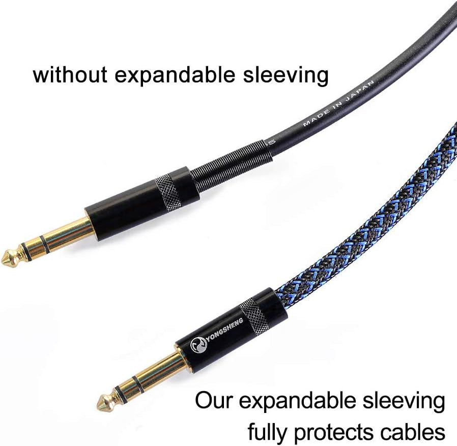 25Ft - 1/2 Inch PET Expandable Braided Sleeving – Blackblue –  Braided Cable Sleeve