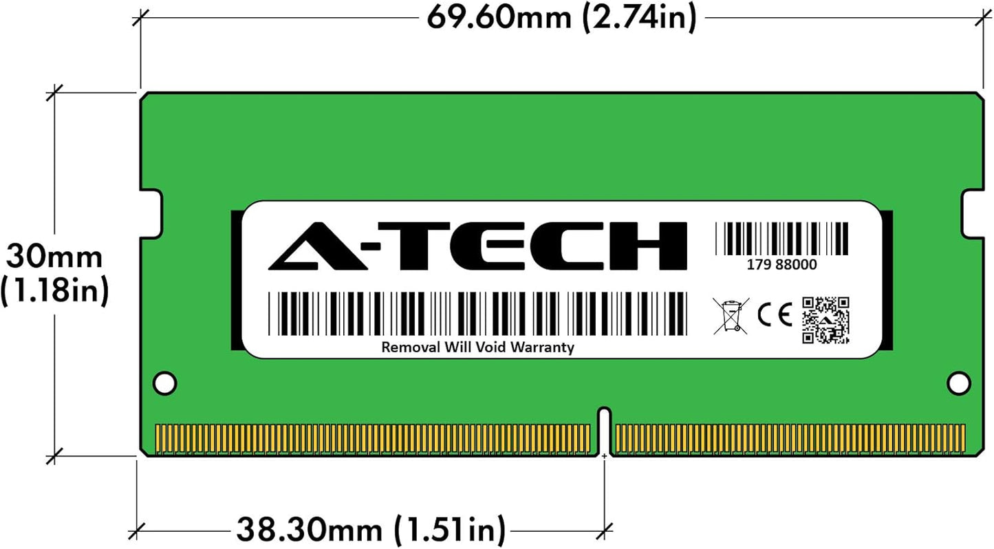 16GB (2X8Gb) DDR4 2666Mhz PC4-21300 (PC4-2666V) CL19 SODIMM 1.2V 260-Pin Non-Ecc SO-DIMM Laptop Notebook RAM Memory Modules