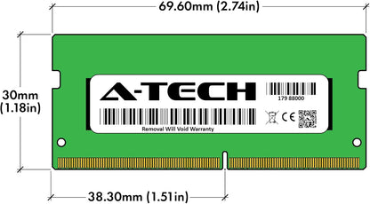 16GB (2X8Gb) DDR4 2666Mhz PC4-21300 (PC4-2666V) CL19 SODIMM 1.2V 260-Pin Non-Ecc SO-DIMM Laptop Notebook RAM Memory Modules